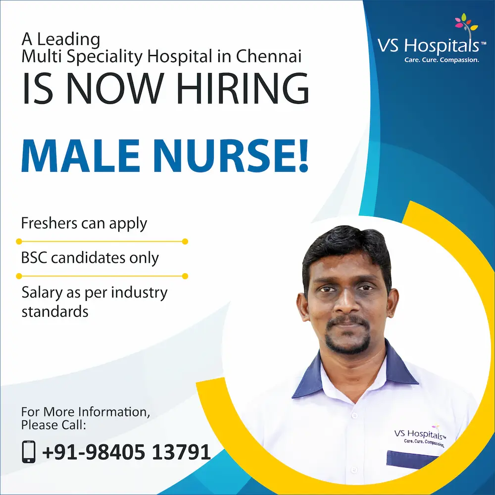 Male Nurse Job Vacancy